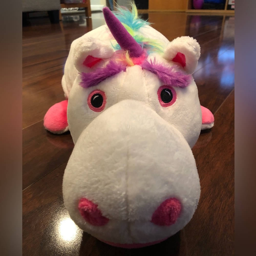 ⭐️Flip Pets - 2 Toys in One Daisy the Unicorn & Huckeberry the Cat Stuffed Plush